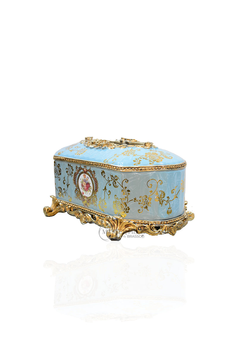 BRC` Rayzin Decor (FC56) Tissue Box  Blue (DECOR)