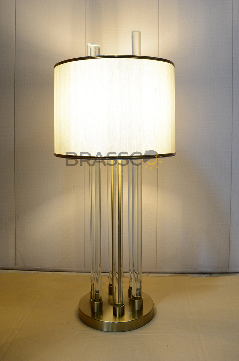 RF`Modern XL Crystal Rods (Pair)(Table lamp)