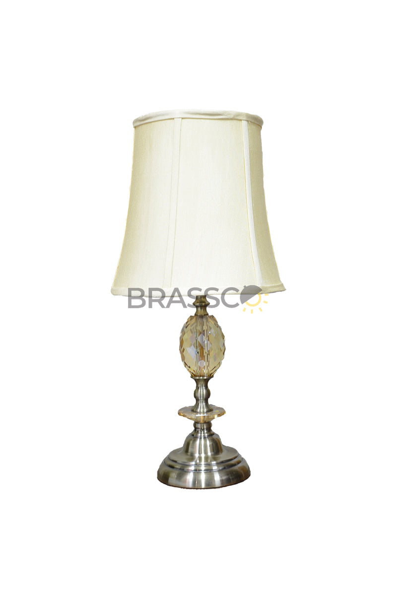 BR` owal crystal gb large (Pair)(Table Lamp)