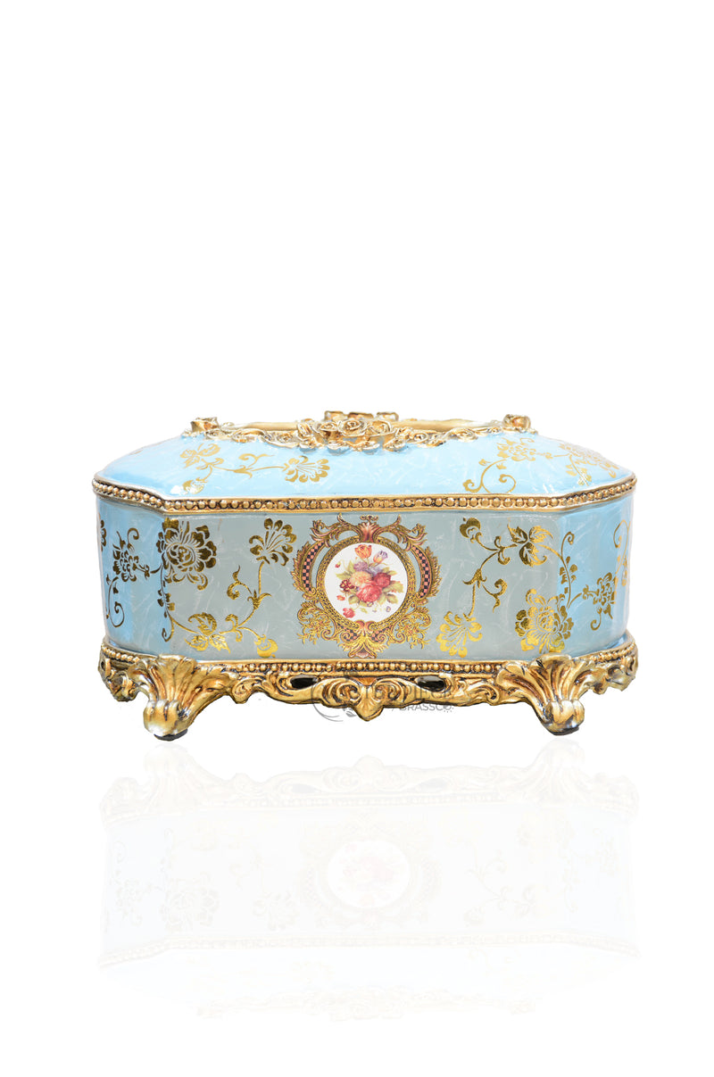 BRC` Rayzin Decor (FC56) Tissue Box  Blue (DECOR)