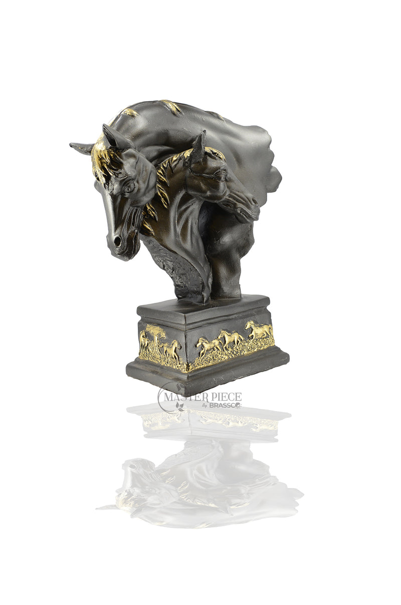 KH` DECOR RAYZIN DOUBLE HORSE GOLDEN (Decor)