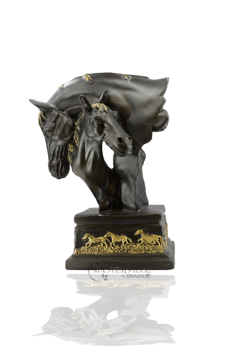 KH` DECOR RAYZIN DOUBLE HORSE GOLDEN (Decor)