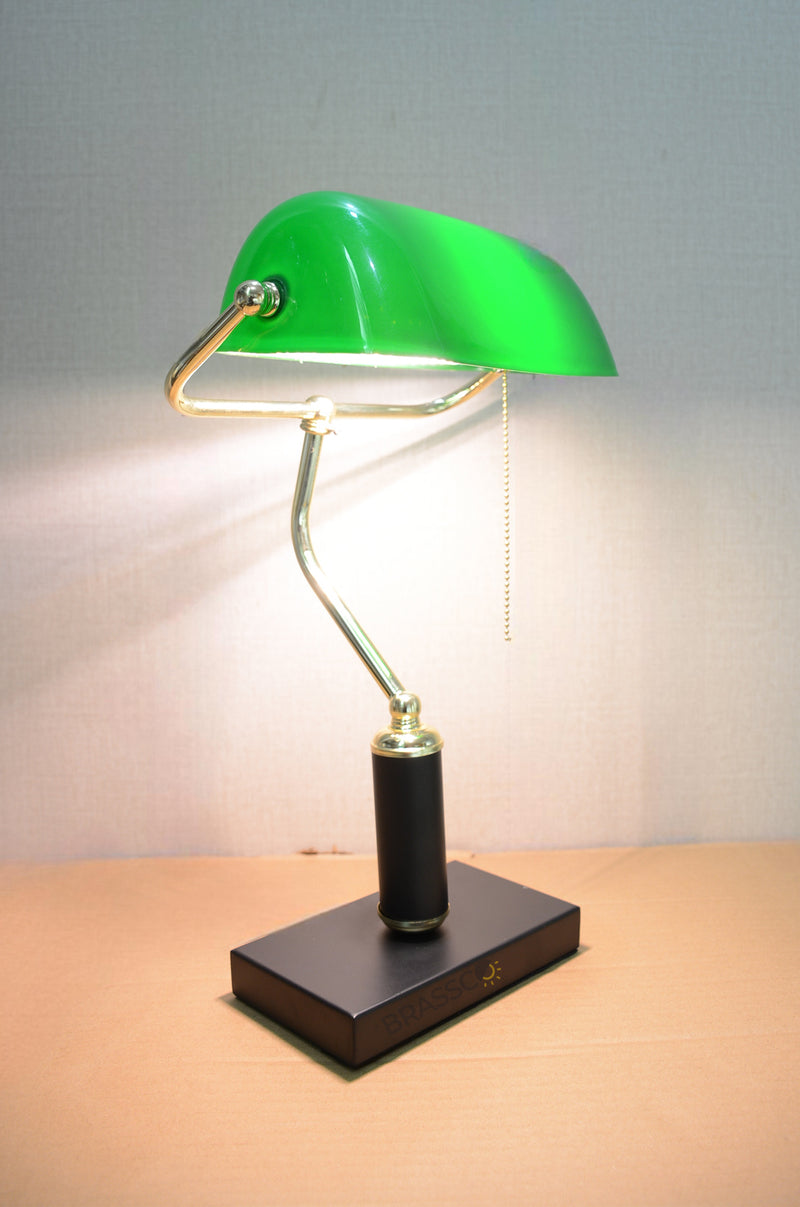 BRC' banker sq black fiber  (Table Lamp)(Single)