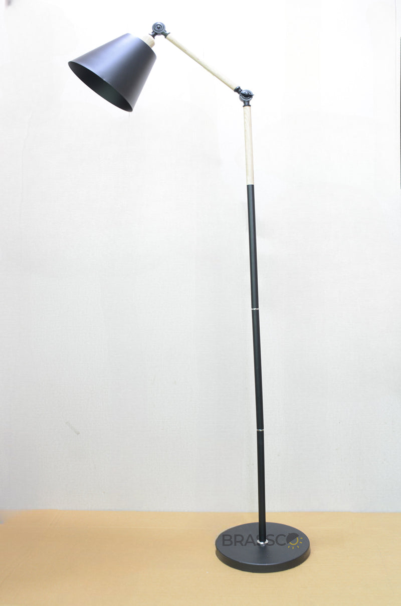 BRC` STUDY FLOOR WOODEN BL(Floor Lamp)(Single)