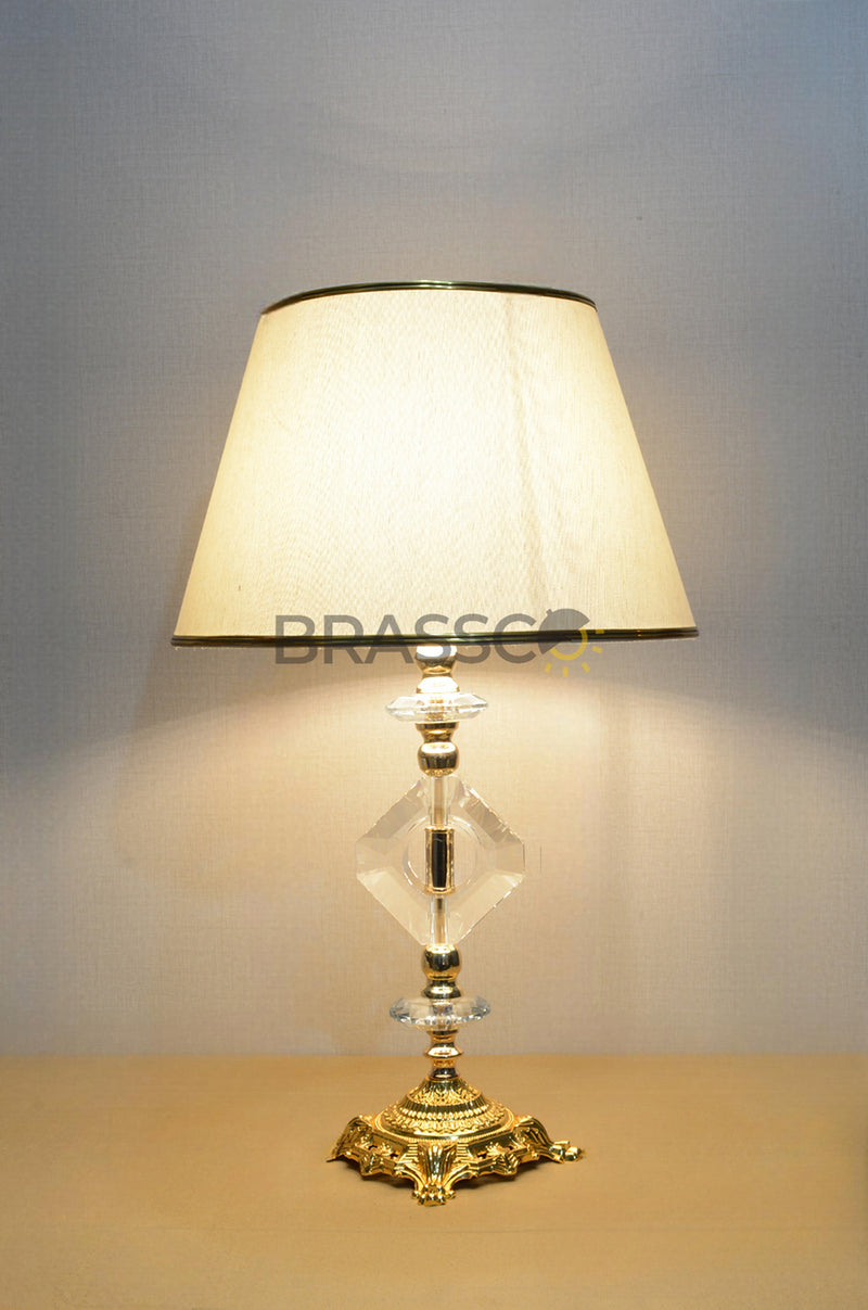 BRC` FC08 CRYSTAL CARVING OWAL 01 (Table Lamp)(Pair)