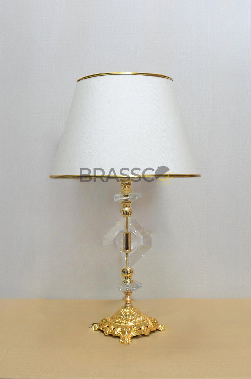 BRC` FC08 CRYSTAL CARVING OWAL 01 (Table Lamp)(Pair)