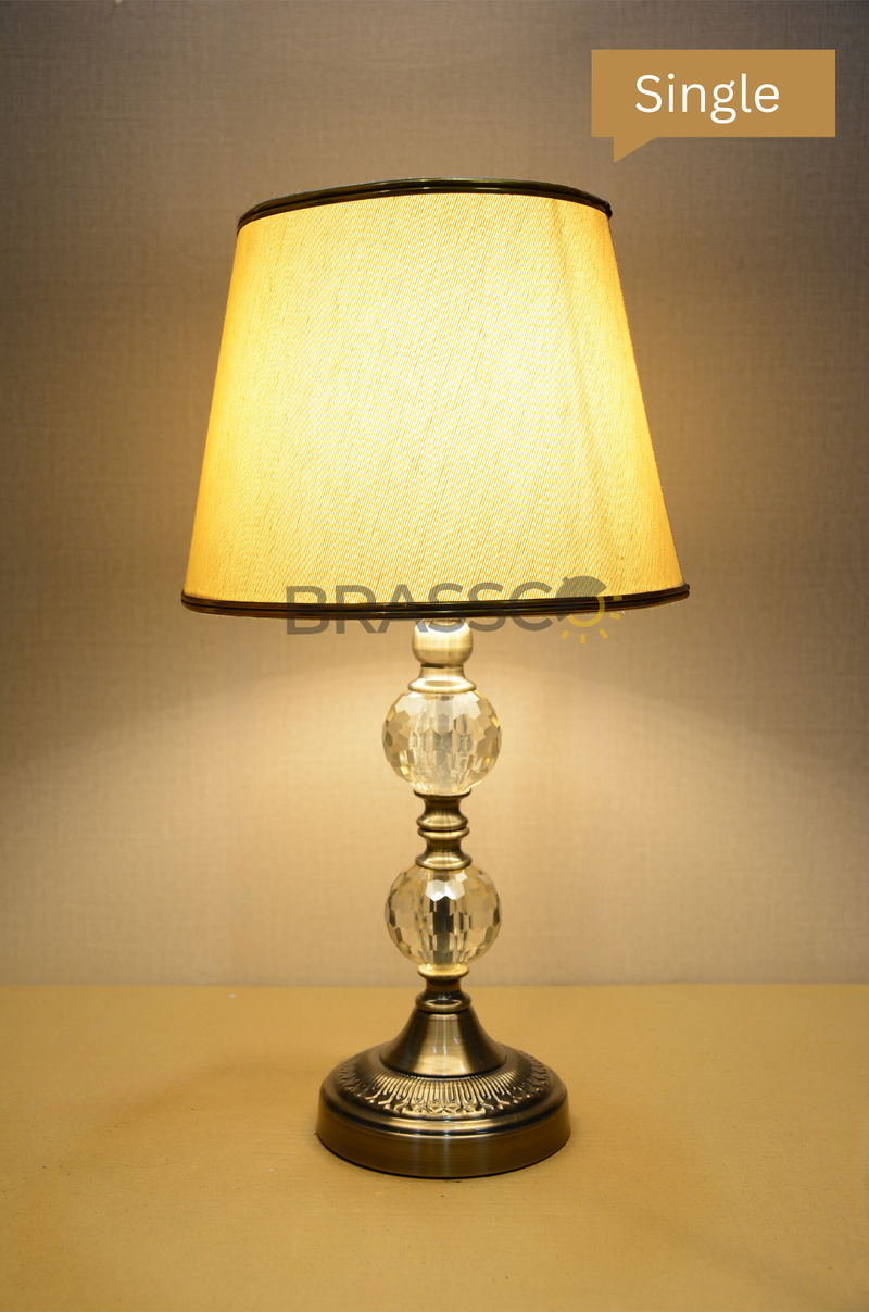 DOUBLE CRYSTAL (Table Lamp)(single)