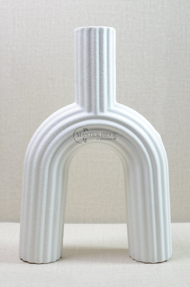 NT' Decor ceramic vase Large white (Interior Decor)(Pair)(single)