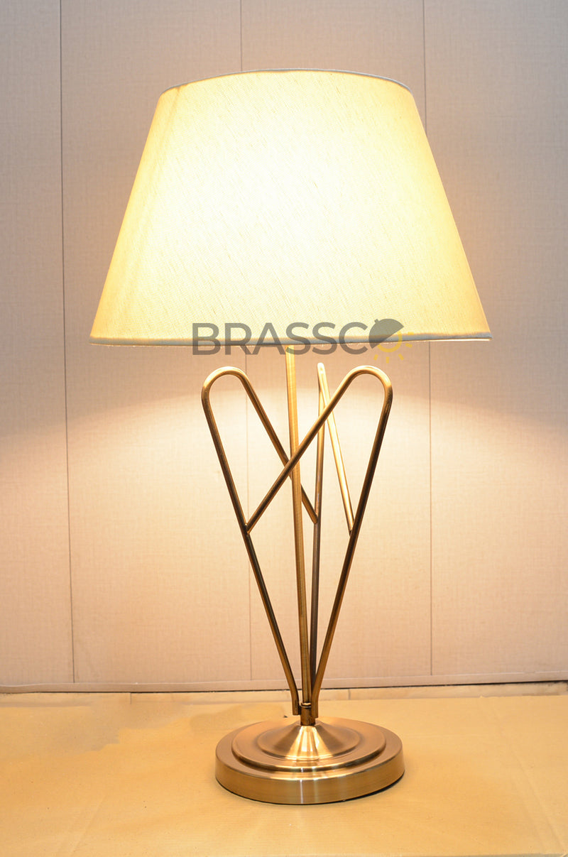 BR` U TRIPOD PLAIN BASE (PAIR)(TABLE LAMP)