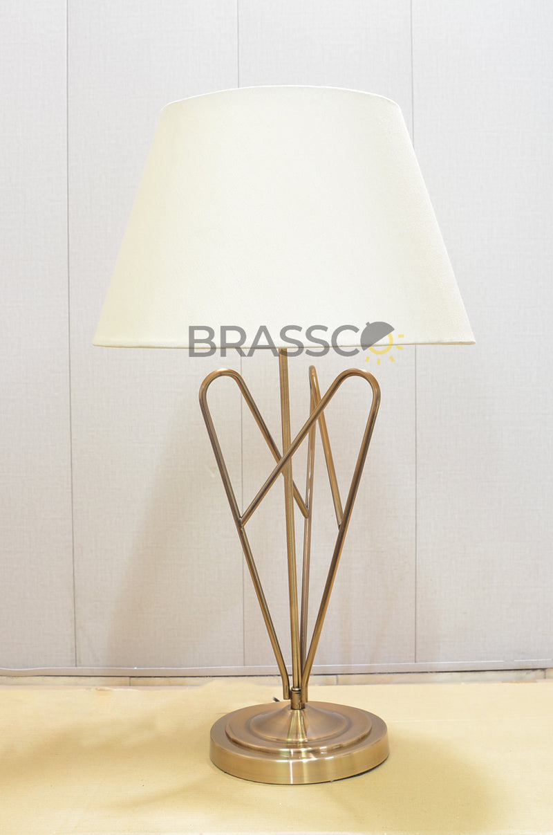 BR` U TRIPOD PLAIN BASE (PAIR)(TABLE LAMP)