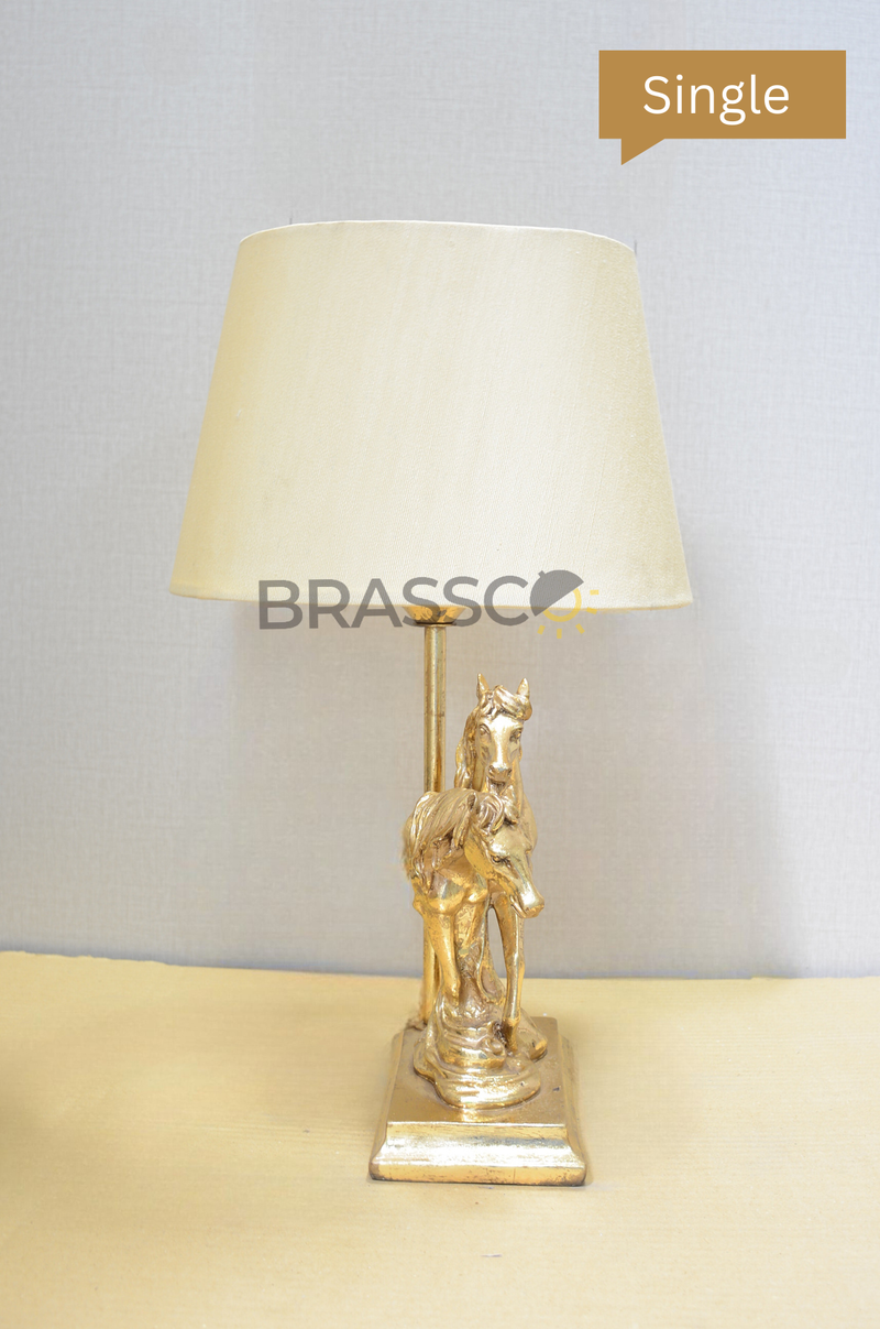 NZ` 2 HORSE LAMP (Table Lamp)