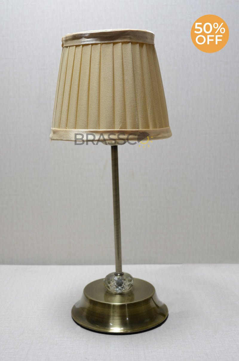 BRC`Antique Brass ROD with crystal (50% off )(Table Lamp)(Pair)