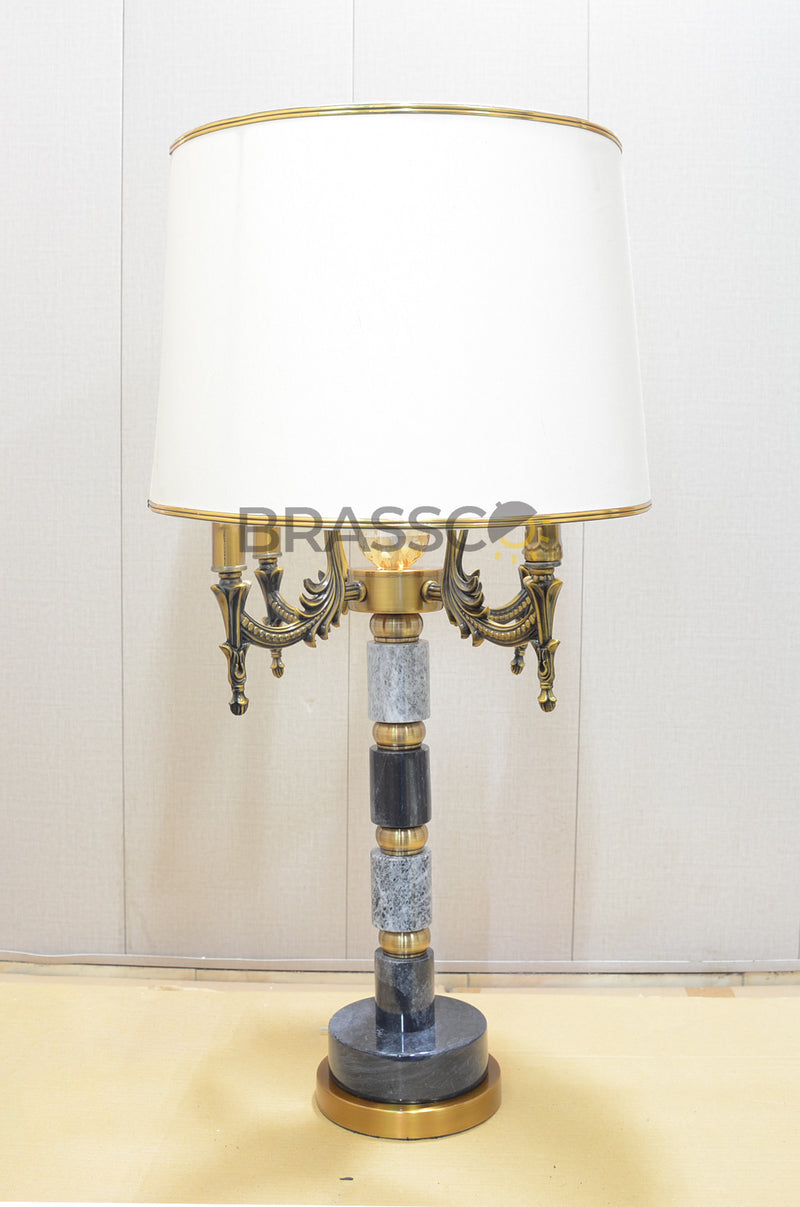 BR`4 Arm marble Lamp GB (PAIR)(TABLE LAMP)