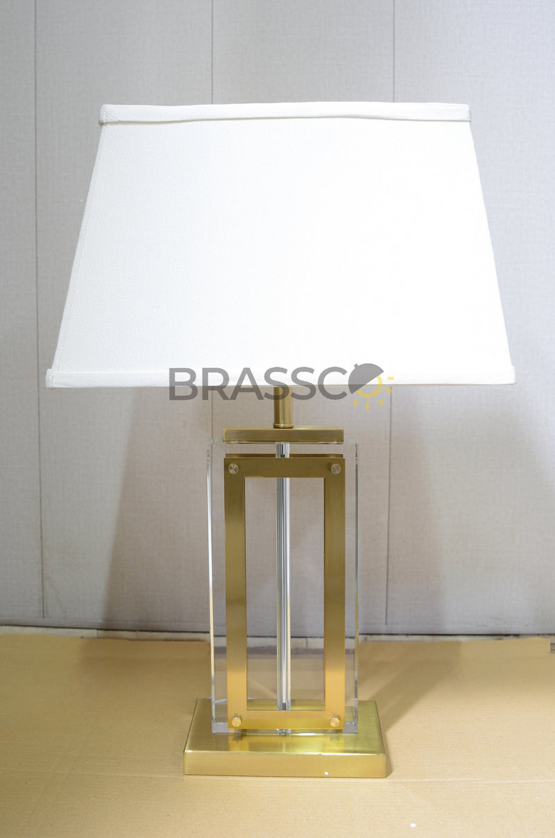 RF` Modern Crystal Slate (Pair)(Table Lamp)