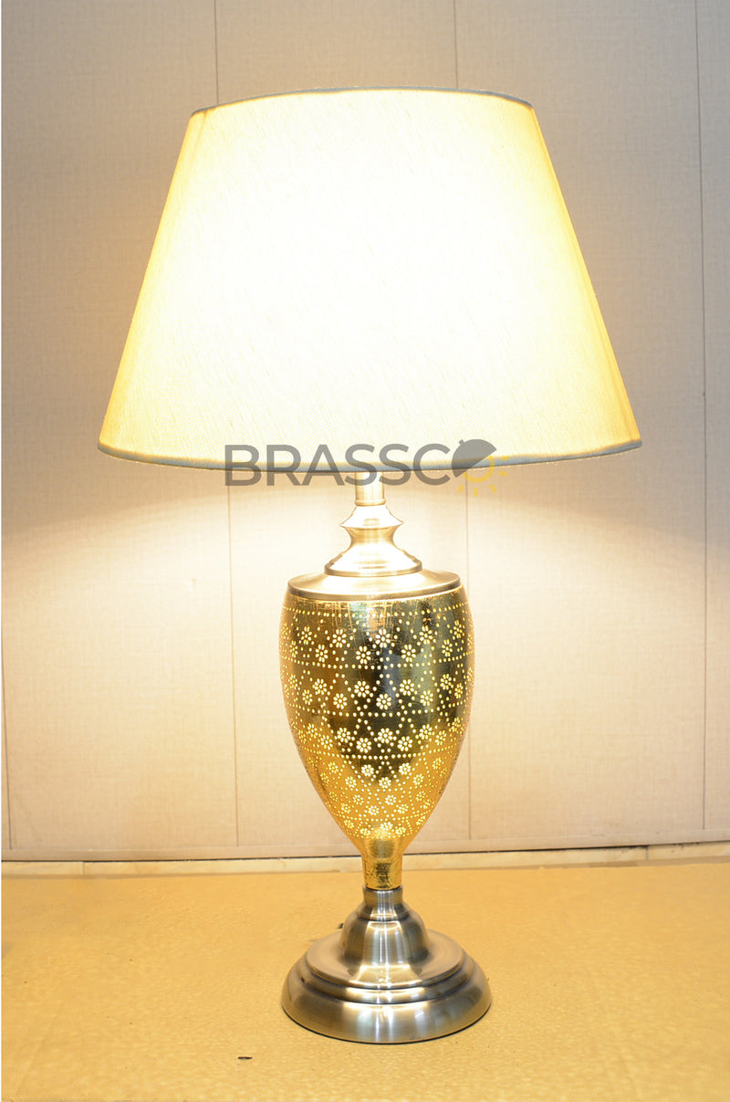 BR` Golden Laser Cut (PAIR)(TABLE LAMP)