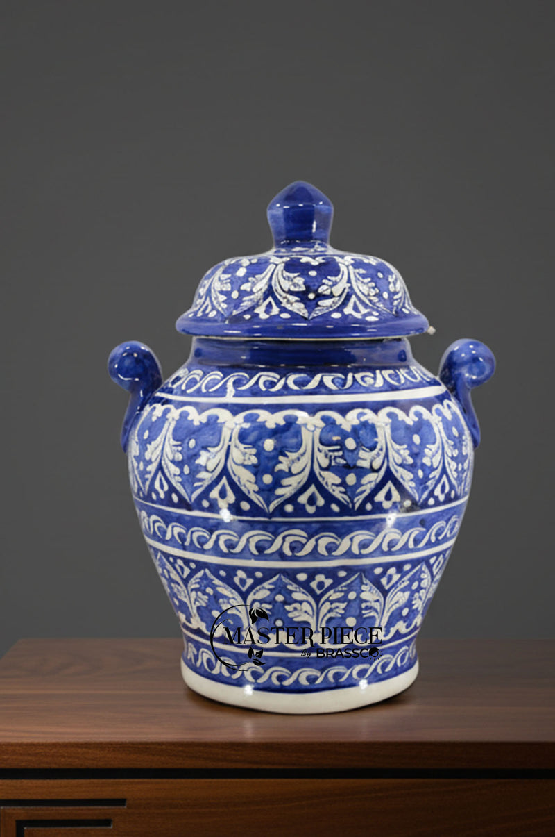 MP` BLUE POTTERY candy 2 (Interior Decor)(Vase)