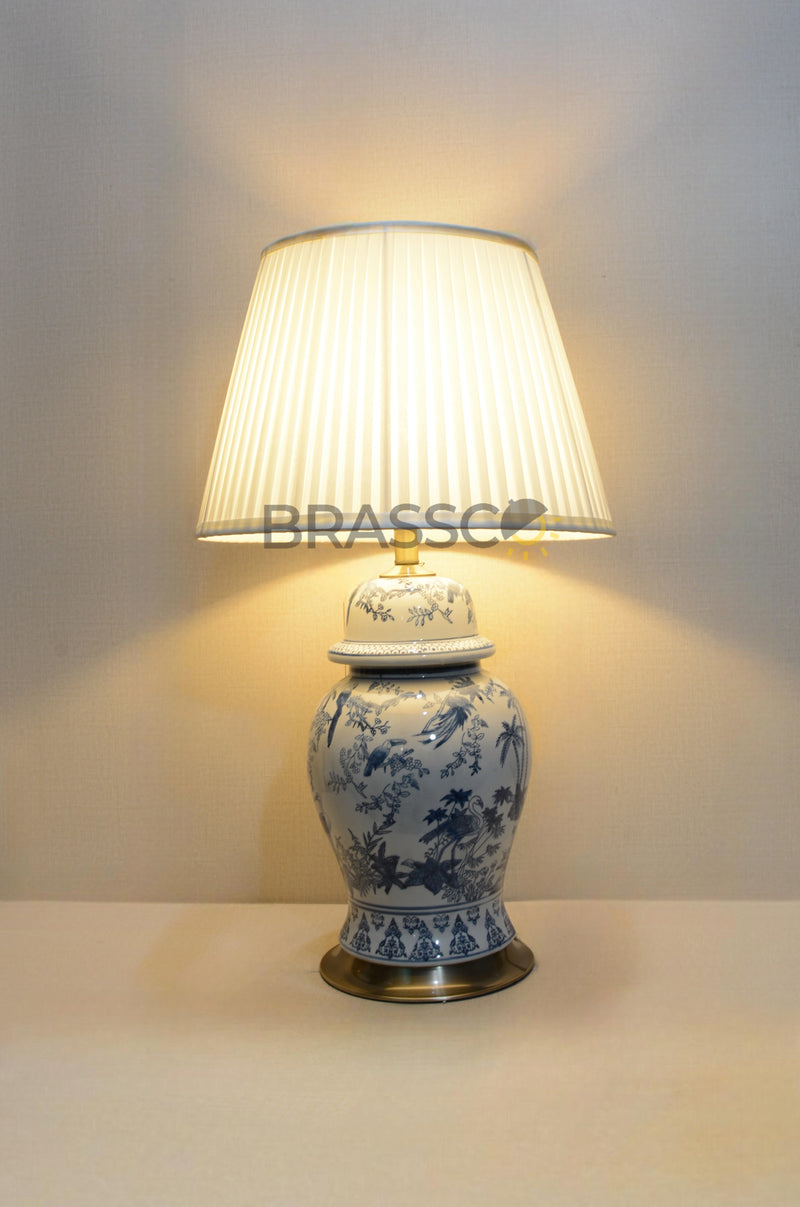 BRC' blue potry bird candy AB 2 (Table Lamp)(Pair)