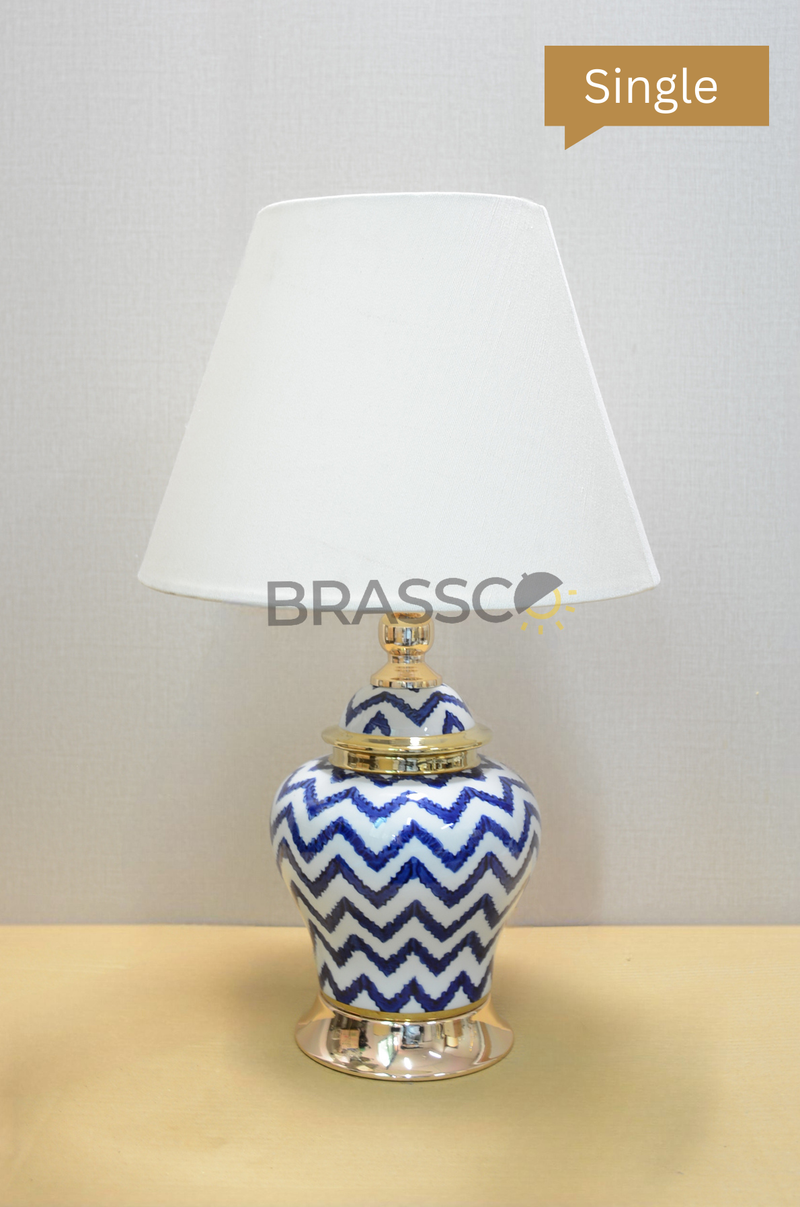 br` blue waves medium (Table Lamp)(Single)