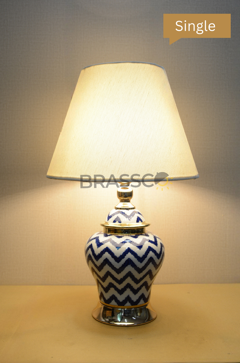 br` blue waves medium (Table Lamp)(Single)