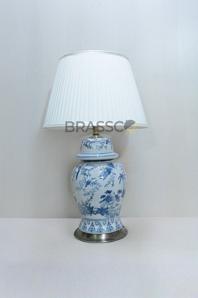BRC' blue potry bird candy AB 2 (Table Lamp)(Pair)