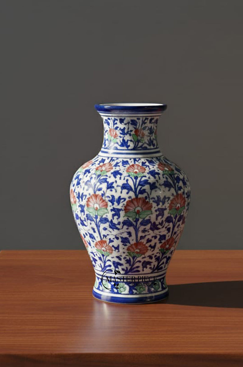 MP` BLUE POTTERY vase 2 (Interior Decor)(Vase)