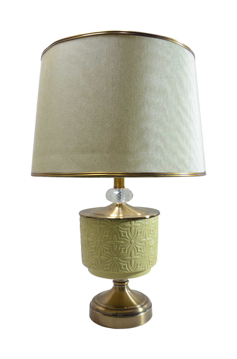 BRC' ceramic yellow GB (Table Lamp)(Pair)
