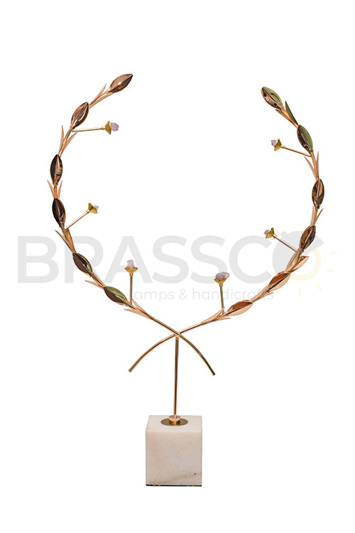 DC BR` DECOR MARBLE LEAVES(Decor)