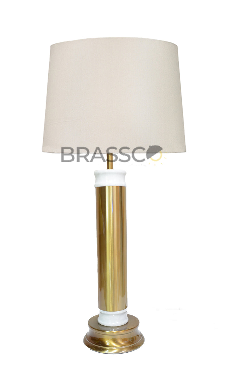 BR' Metal Marble white (Table Lamp)