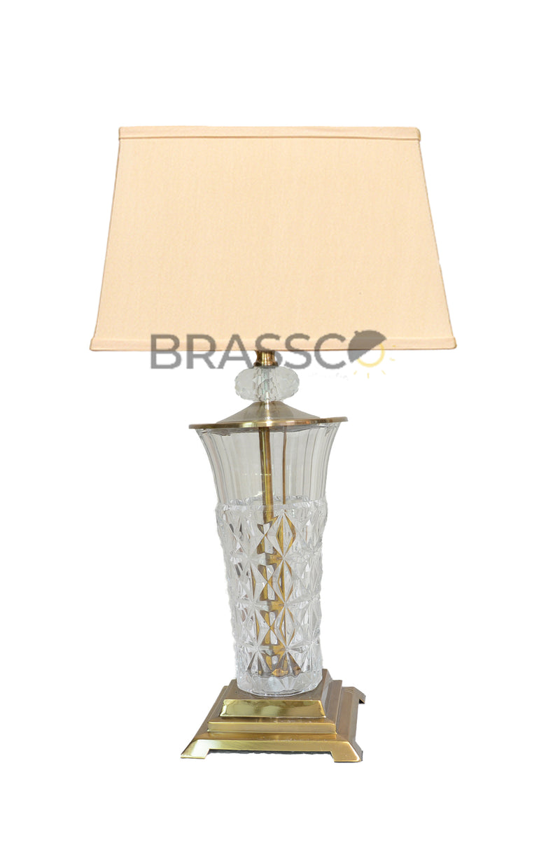 BR' crystal glass cutwork Versace (Table Lamp)