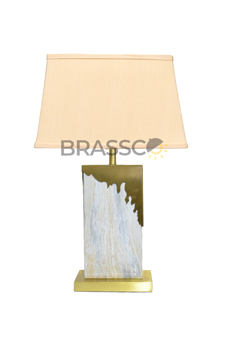 AT` MODERN LAMP 06 MARBLE SLAB WHITE(Pair) (Table Lamp)