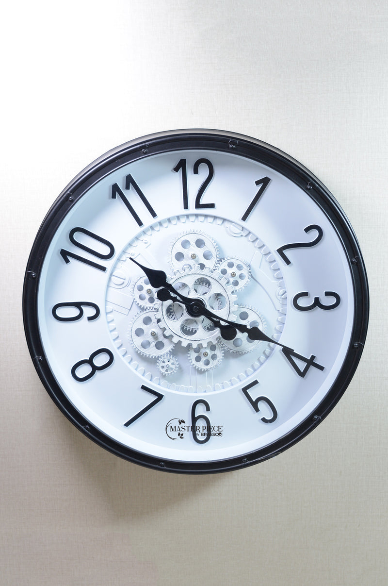 AT' decor wall clock with gear 5 (Wall Clock)(Decor)