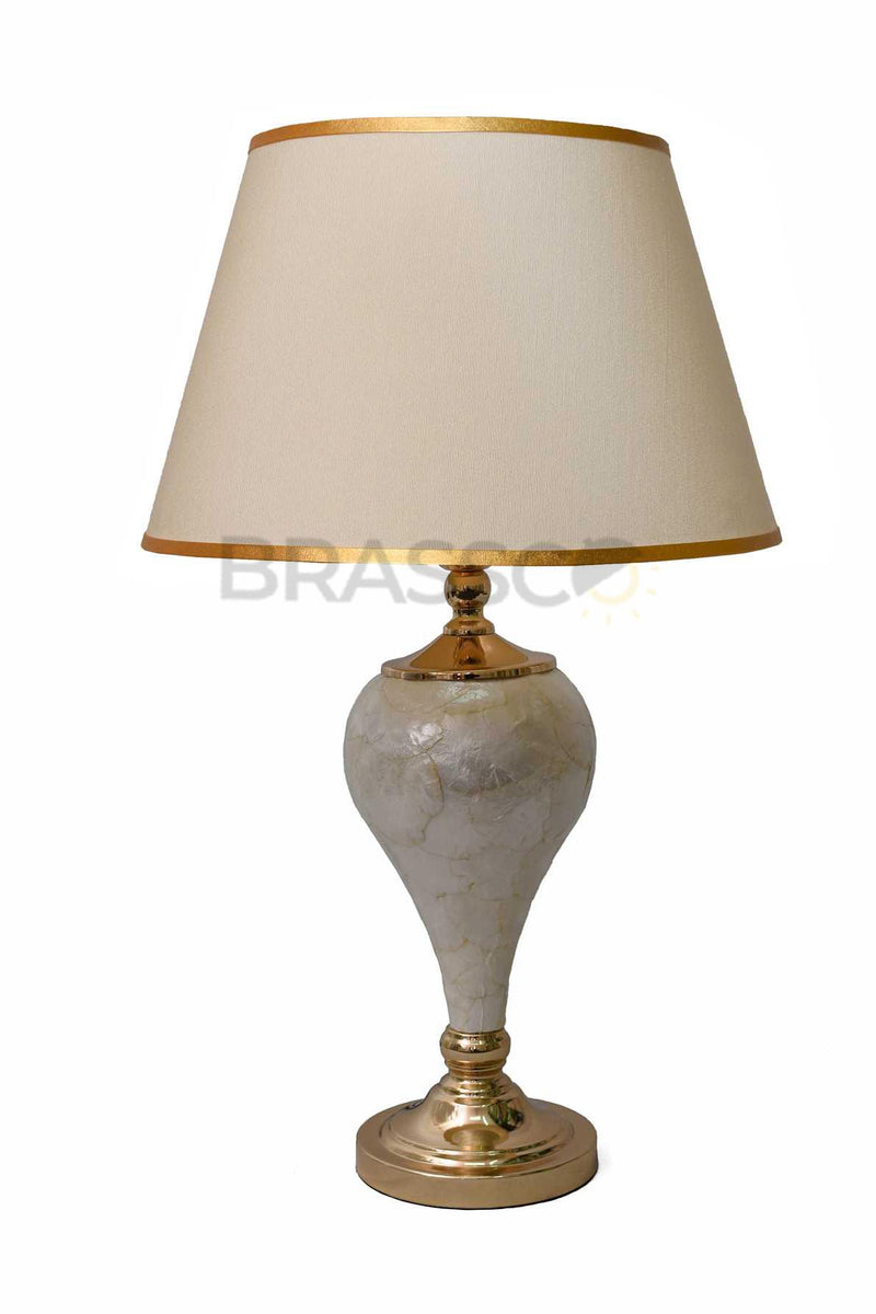 MOTHER OF PEARL SURAHI  (Pair)(TABLE LAMP)