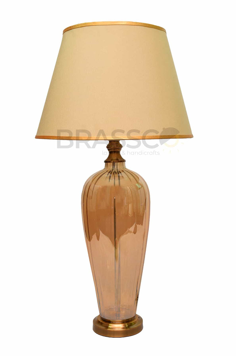 GLASS ARCADIAN  (Pair)(Table Lamp)