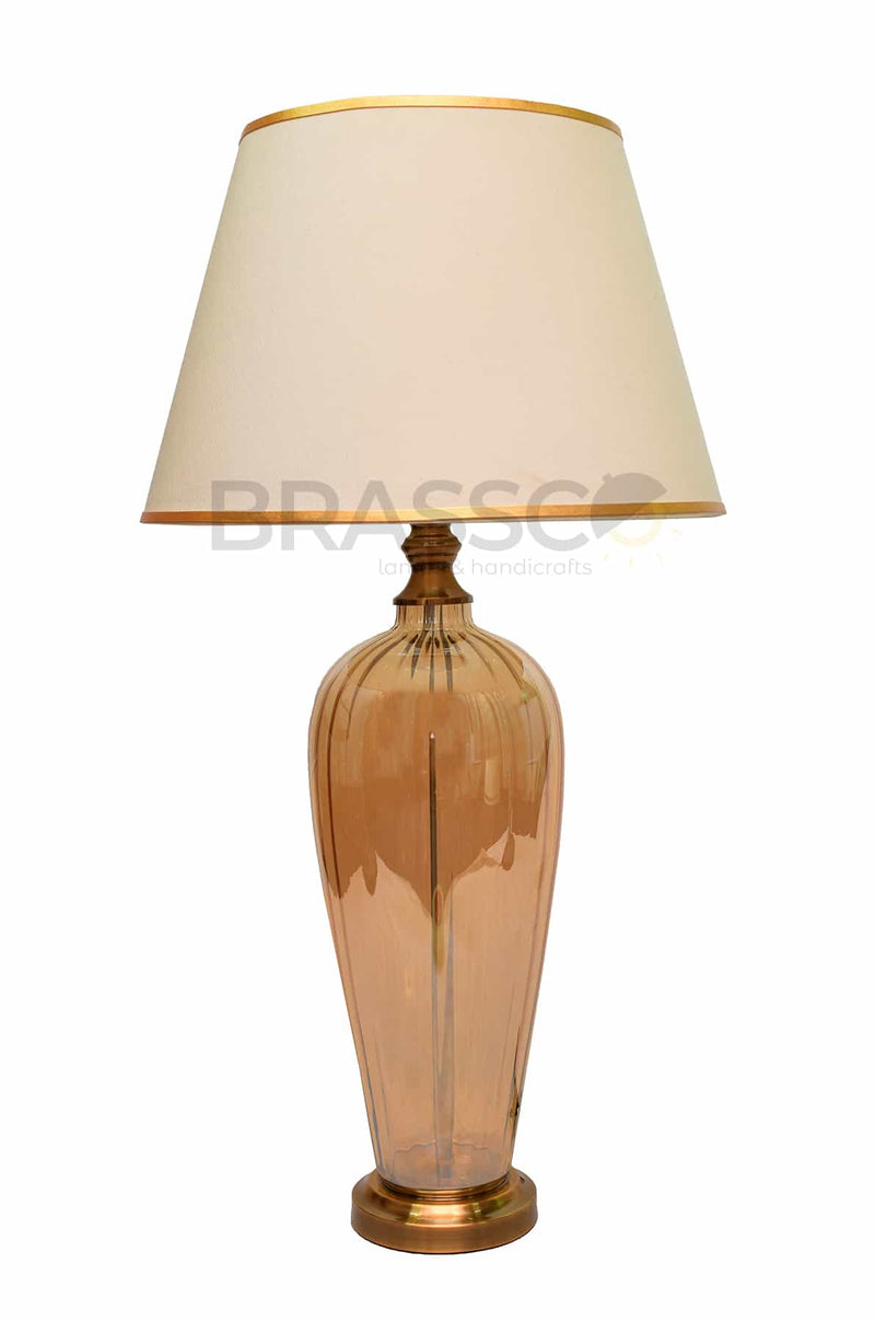 GLASS ARCADIAN  (Pair)(Table Lamp)