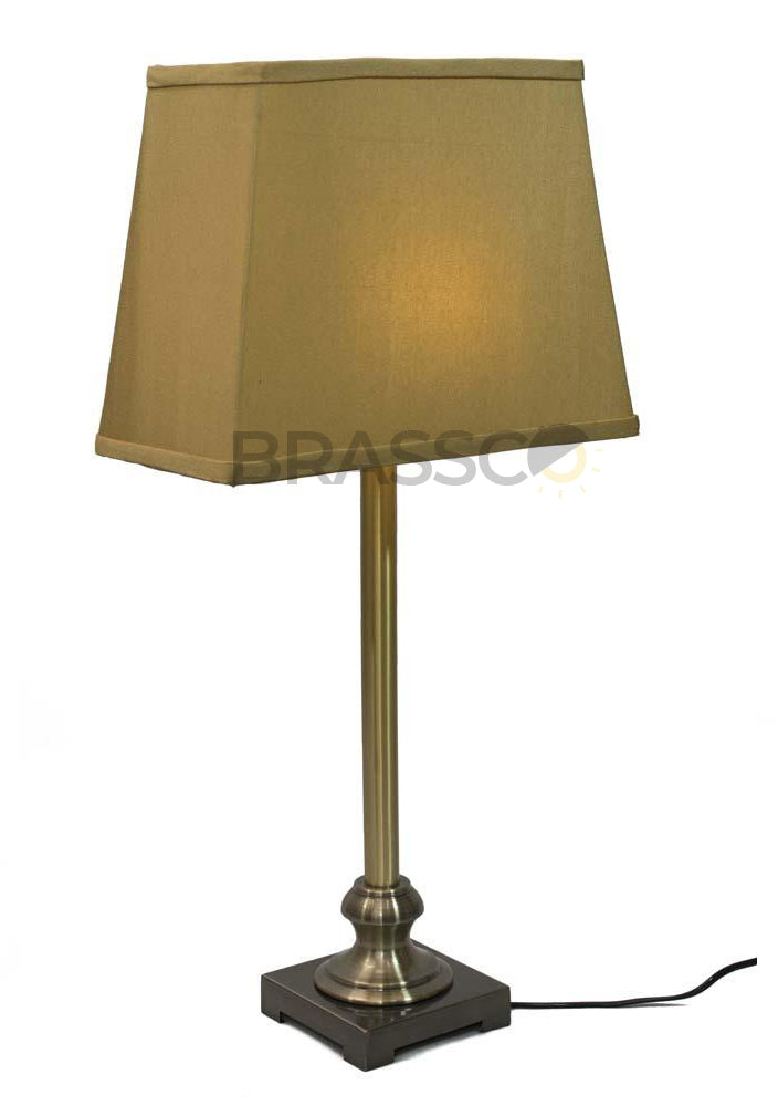 FRENCH BRASS (Pair)(Table Lamp)