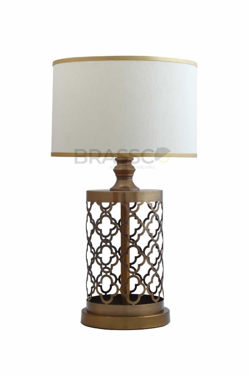 CARVED CYLENDER (PAIR)(TABLE LAMP)