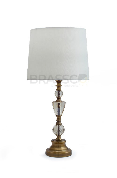 BR'M CRYSTAL  (PAIR)(TABLE LAMP)